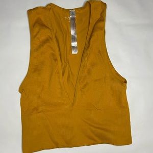 Urban Outfitters Hailey Seamless Plunging Top